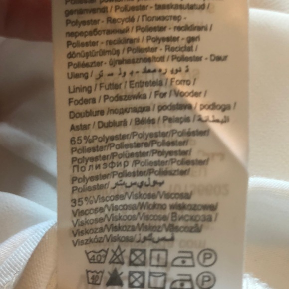 White Tank w/ Sheer Overlay- 2 piece top - Picture 6 of 6